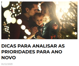 Capa do texto sobre planejamento e prioridades de vida.